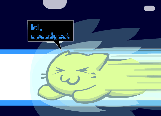 SpeedyCat animation